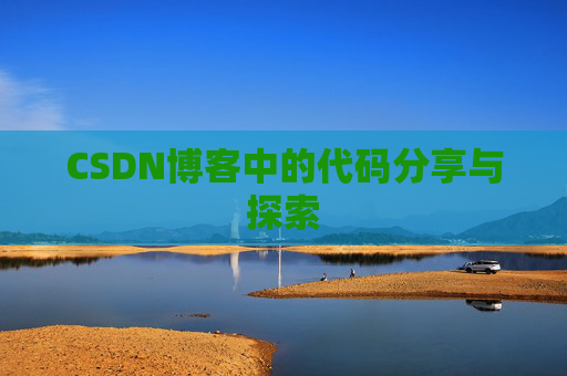 CSDN博客中的代码分享与探索
